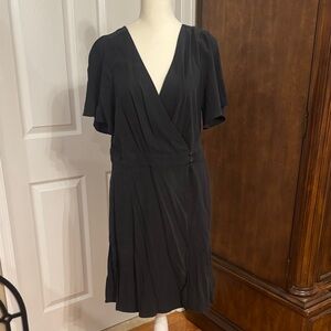 Madewell Elegant Black Midi Dress